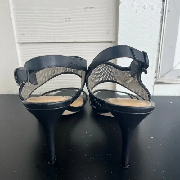 Michael Kors Women's Leilah Mesh Ankle Strap Heels Size 10 - Picture 9 of 13